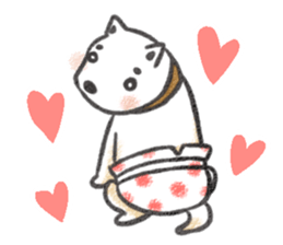 Sticker of nursing of an old dog sticker #3883610