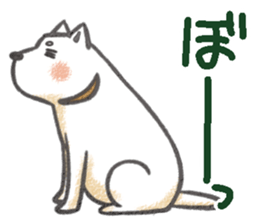 Sticker of nursing of an old dog sticker #3883626