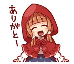 Little Red Riding Hood of the day sticker #3884399