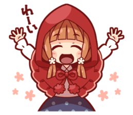 Little Red Riding Hood of the day sticker #3884404