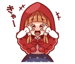 Little Red Riding Hood of the day sticker #3884406