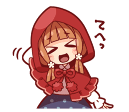 Little Red Riding Hood of the day sticker #3884412