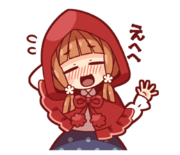 Little Red Riding Hood of the day sticker #3884413
