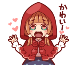 Little Red Riding Hood of the day sticker #3884414