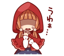 Little Red Riding Hood of the day sticker #3884419