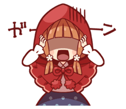 Little Red Riding Hood of the day sticker #3884421