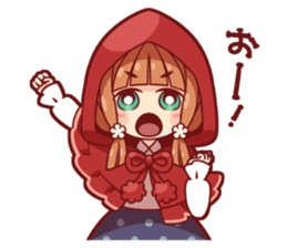Little Red Riding Hood of the day sticker #3884423