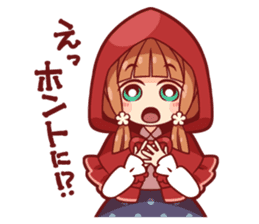 Little Red Riding Hood of the day sticker #3884425