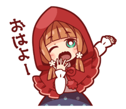 Little Red Riding Hood of the day sticker #3884435