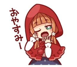 Little Red Riding Hood of the day sticker #3884436