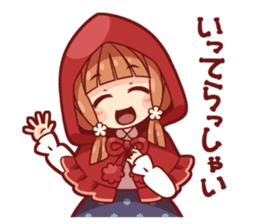 Little Red Riding Hood of the day sticker #3884438