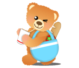 Happy Teddy 2 sticker #3884572