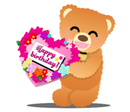 Happy Teddy 2 sticker #3884580