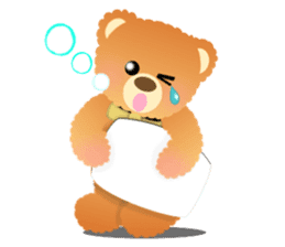 Happy Teddy 2 sticker #3884596
