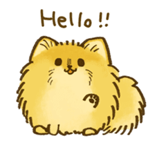 The Pomeranian!! sticker #3884802