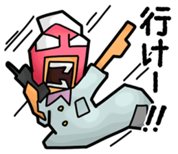 Masked Nurse Sticker sticker #3885398
