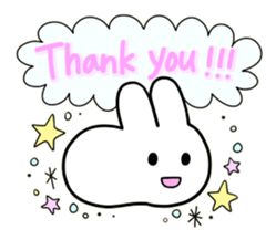 The sticker of "a snowrabbit" sticker #3885451