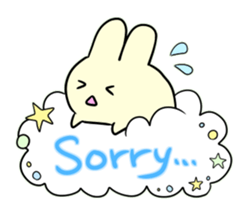 The sticker of "a snowrabbit" sticker #3885466