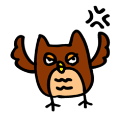 Loose figure owl sticker #3885511