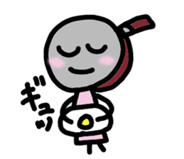 Happy cute monsters sticker #3886073