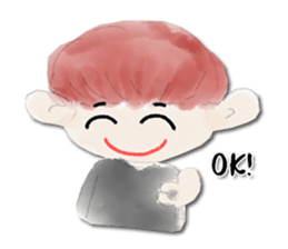 Happy little C sticker #3886294