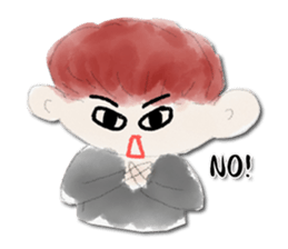 Happy little C sticker #3886295