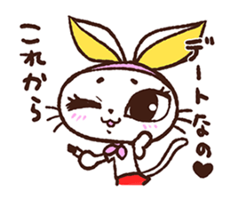 rabbicat sticker #3886530