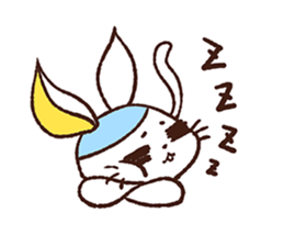 rabbicat sticker #3886537