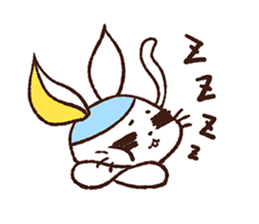 rabbicat sticker #3886537
