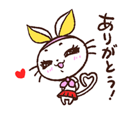 rabbicat sticker #3886540