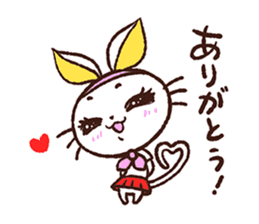 rabbicat sticker #3886540