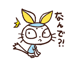 rabbicat sticker #3886541