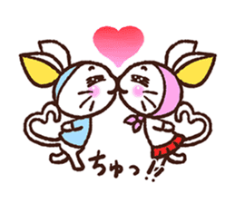 rabbicat sticker #3886561