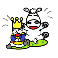 Prince on a white horse sticker #3886572