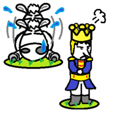 Prince on a white horse sticker #3886576