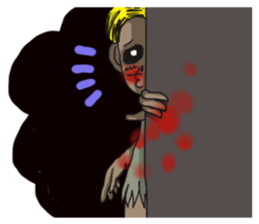 When Chinese Vampire meets Zombie sticker #3888390