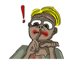 When Chinese Vampire meets Zombie sticker #3888392