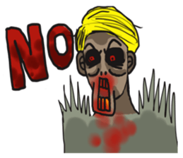 When Chinese Vampire meets Zombie sticker #3888394