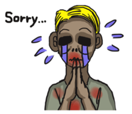 When Chinese Vampire meets Zombie sticker #3888396