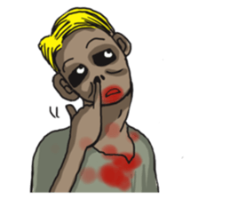 When Chinese Vampire meets Zombie sticker #3888404