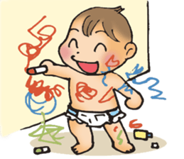 The apple of my eye sticker #3888487