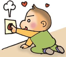 The apple of my eye sticker #3888498