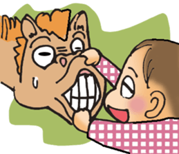 The apple of my eye sticker #3888499