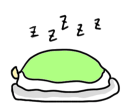 The dog which has intense feelings sticker #3888654