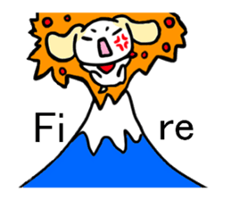 The dog which has intense feelings sticker #3888660