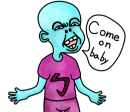 Alien  baby (E.T baby5) sticker #3888815