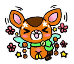 Sticker of too cute Bambi sticker #3889053