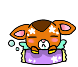 Sticker of too cute Bambi sticker #3889058