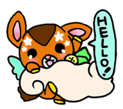 Sticker of too cute Bambi sticker #3889063