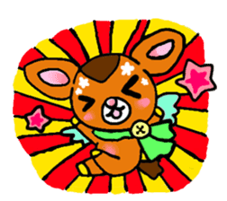Sticker of too cute Bambi sticker #3889081